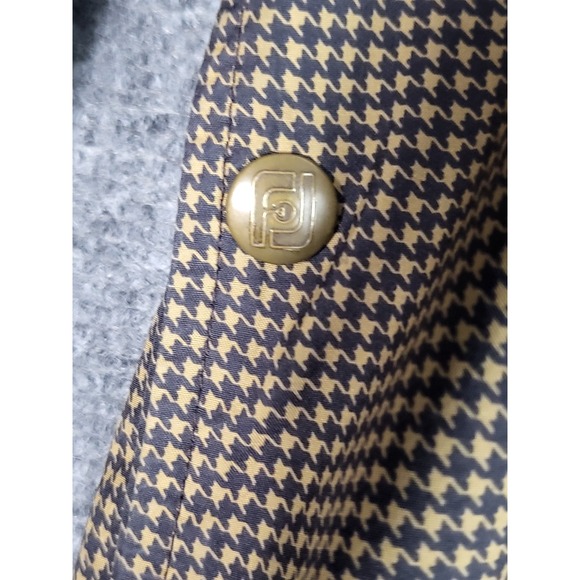 DryJoys‎ FootJoy Pullover Golf Windbreaker Houndstooth Lightweight Men Sz M - Picture 6 of 12